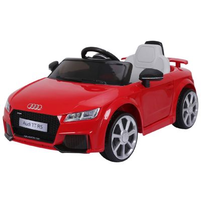 Aosom 6V Electric Ride On Licensed Audi TT RS w/Remote Control 3-6yr Red Image 1