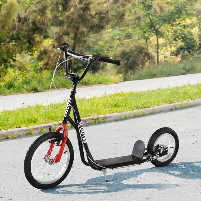 Aosom Kick Scooter w/ Front and Rear Dual Brakes 5yr+ Image 1