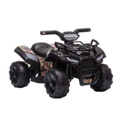 Aosom Kids Ride On 6V Battery Powered Four Wheeler ATV 18-36mo Black Image 1