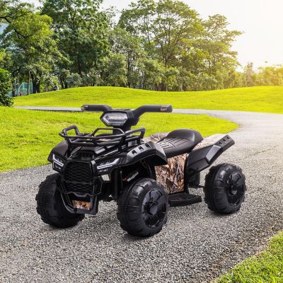 Aosom Kids Ride On 6V Battery Powered Four Wheeler ATV 18-36mo Black Image 2