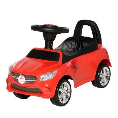 Aosom Ride On Toddler Push Car w/Music and Storage Red Image 1