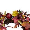 Apple and Berry Maple Leaf Twig Artificial Wreath  22-Inch Image 3