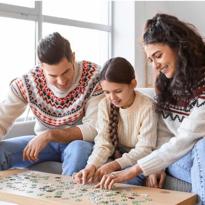 Apple Pond Spring 300 Piece Jigsaw Puzzle Image 3