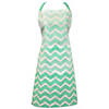 Aqua Chevron Chef Apron Image 1
