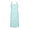 Aqua Dog Print Chef Apron Image 1