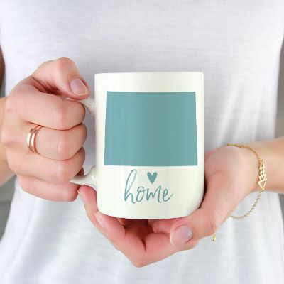Aqua Home Heart Colorado Ceramic Mug Image 1