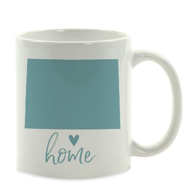 Aqua Home Heart Colorado Ceramic Mug Image 2