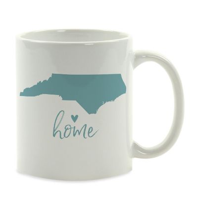 Aqua Home Heart North Car. Ceramic Mug Image 2