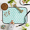 Aqua Lattice Paw Pet Mat Image 2