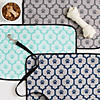 Aqua Lattice Paw Pet Mat Image 4