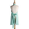 Aqua Lattice Print 2-Pocket Apron Image 2