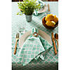 Aqua Lattice Tablecloth 60X104 Image 1