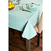Aqua Lattice Tablecloth 60X104 Image 2