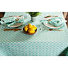 Aqua Lattice Tablecloth 60X104 Image 4