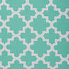 Aqua Lattice Tablecloth 60X84 Image 3