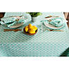 Aqua Lattice Tablecloth 60X84 Image 4