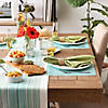 Aqua Pvc Doubleframe Placemat 6 Piece Image 1