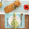Aqua Pvc Doubleframe Placemat 6 Piece Image 3
