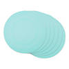 Aqua Round Pvc Doubleframe Placemat 6 Piece Image 1