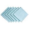 Aqua Solid Chambray Napkin (Set Of 6) Image 1