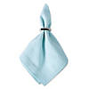 Aqua Solid Chambray Napkin (Set Of 6) Image 2