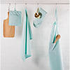 Aqua Solid Chambray Potholder (Set Of 2) Image 1
