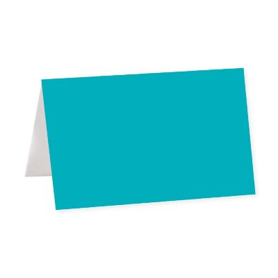 Aqua Table Tent Place Cards 20-Pack Image 1
