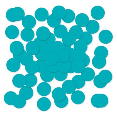 Aqua Turquoise Confetti 180-Pack Image 1