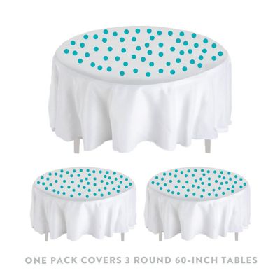 Aqua Turquoise Confetti 180-Pack Image 3