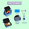 Aqua Two Compartment Lunch Bag Image 3
