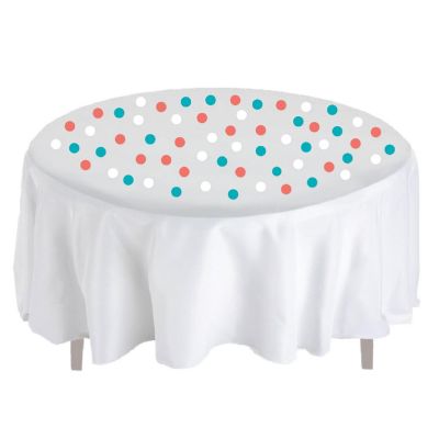 Aqua White Coral Confetti, 180-Pack Image 2