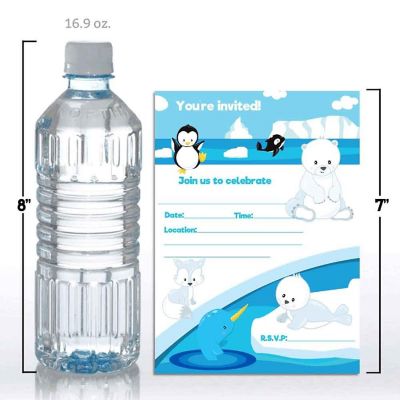 Arctic Friends Invitations 40pc. by AmandaCreation Image 3
