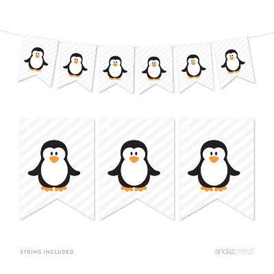 Arctic Penguin Banner - 4 x 5.5 Inch Image 1
