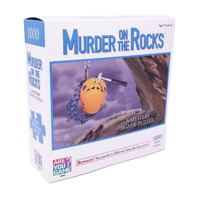 AreYouGame.com Murder on the Rocks Classic Mystery Jigsaw Puzzle: 1000 Pcs Image 1