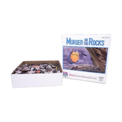 AreYouGame.com Murder on the Rocks Classic Mystery Jigsaw Puzzle: 1000 Pcs Image 2