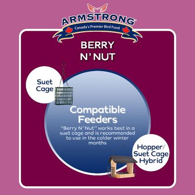 Armstrong Wild Bird Food Berry N Feet Nut Suet Blend, 11.3oz Image 3