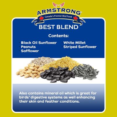 Armstrong Wild Bird Food Best Blend Bird Seed Mix, 20lbs Image 1