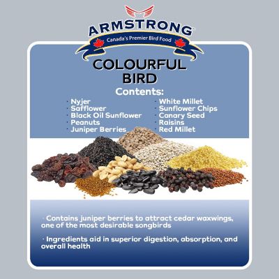 Armstrong Wild Bird Food Colourful Bird Seed Blend, 8lbs Image 2