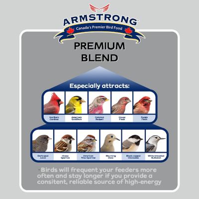 Armstrong Wild Bird Food Premium Bird Seed Blend, 14.3lbs Image 1