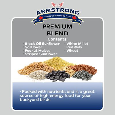 Armstrong Wild Bird Food Premium Bird Seed Blend, 14.3lbs Image 2