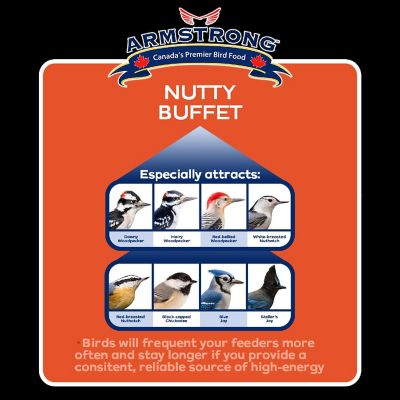 Armstrong Wild Bird Food Royal Jubilee Nutty Buffet Bird Seed, 20lbs Image 1