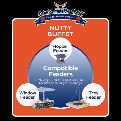 Armstrong Wild Bird Food Royal Jubilee Nutty Buffet Bird Seed, 20lbs Image 3