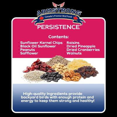 Armstrong Wild Bird Food Royal Jubilee Persistence Bird Seed Blend for Woodpeckers, 4lbs Image 2