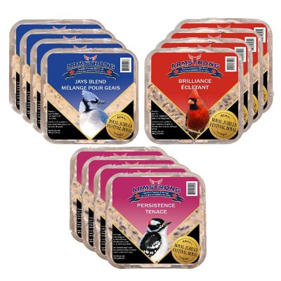 Armstrong Wild Bird Food Royal Jubilee Variety Suet Multi-Pack, 10.6oz Pack of 12 Image 1