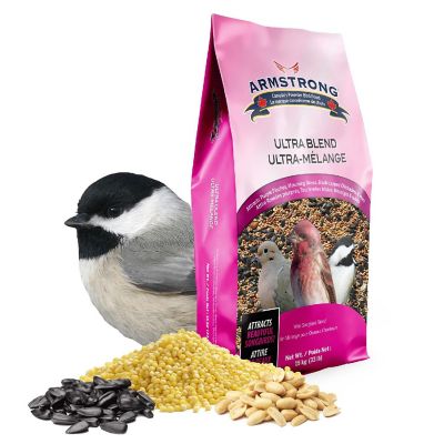 Armstrong Wild Bird Food Ultra Bird Seed Blend for Wild Songbirds, 33lbs Image 1