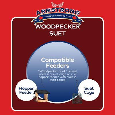 Armstrong Wild Bird Food Woodpecker Suet Blend, 10.6oz Image 3