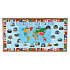 Around the World Cardstock Bulletin Board Decorating Set - 63 Pc. Image 1