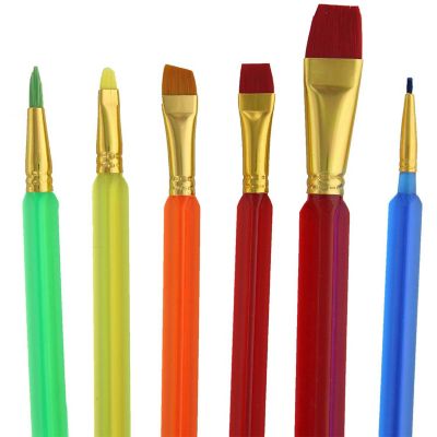 Art Advantage Brush Set Triangle Handle 6pc Image 2
