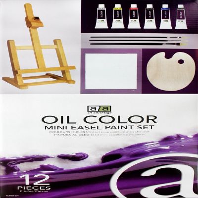 Art Advantage Paint Set Oil Mini Easel Image 3