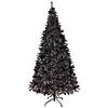 Artificial Tinsel Halloween Tree - 9' - Black - Unlit Image 1